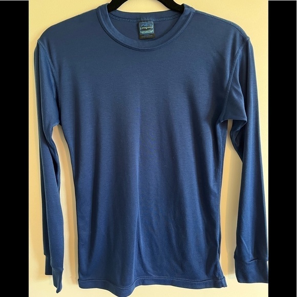 Patagonia Capilene Men's Long Sleeve Tee Crew Neck Layering - Picture 1 of 9